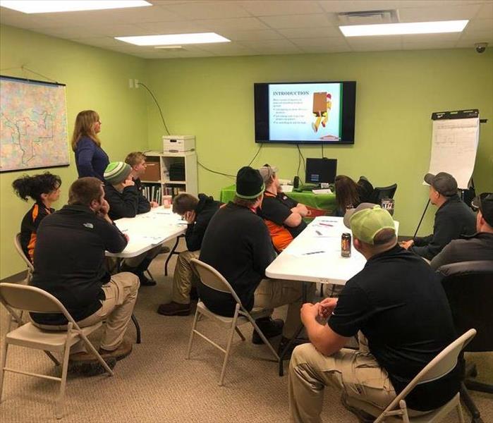servpro team in a training class