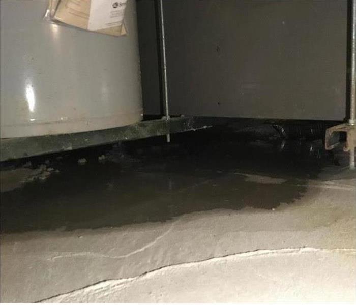 Water damage in a  home